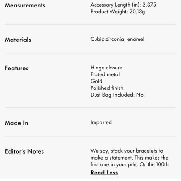 🫜🔹️Kate Spade 🔹️Gold Harvest Time Vegetable Hinge  Bracelet - Picture 4 of 5